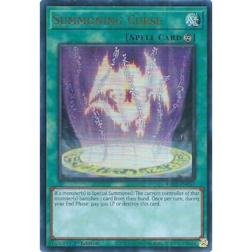 Summoning Curse (UR) - RA03-EN057 Ultra Rare 1st Edition
