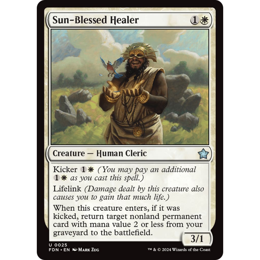 Sun-Blessed Healer (FDN-025) - Single