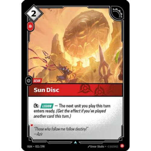 Sun Disc (021/298) - Origins Foil - Single