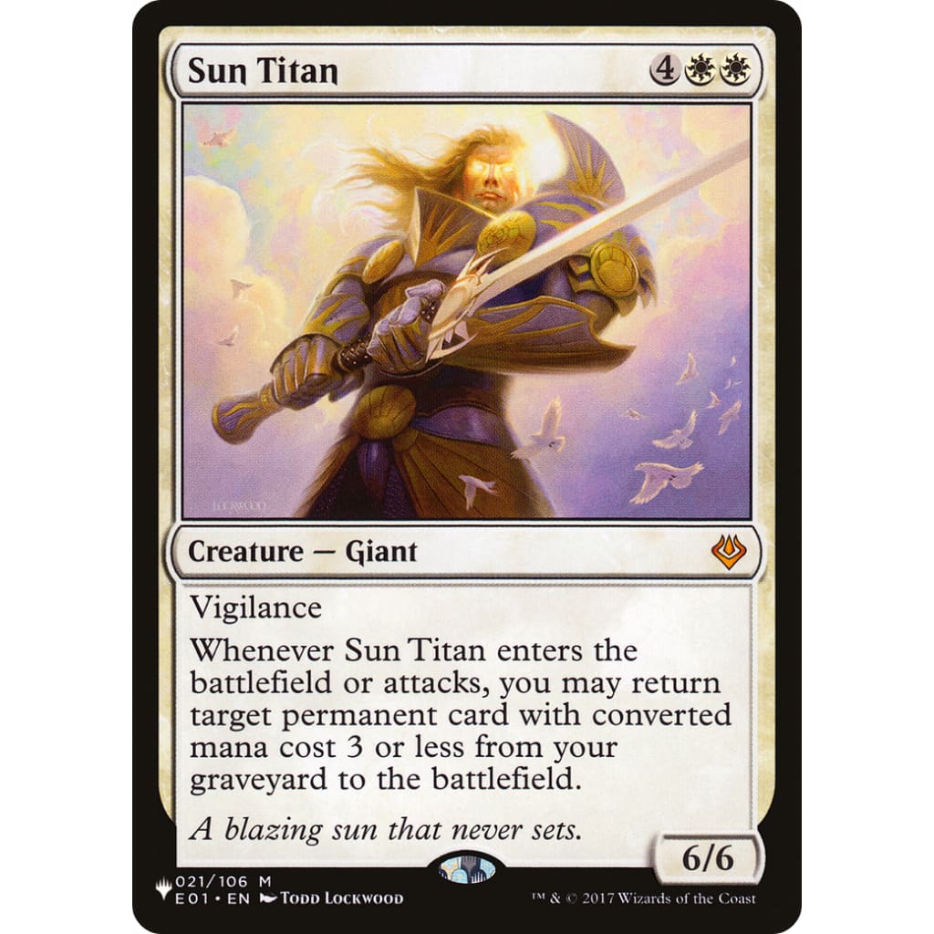 Sun Titan (PLST-E01-21) - Single