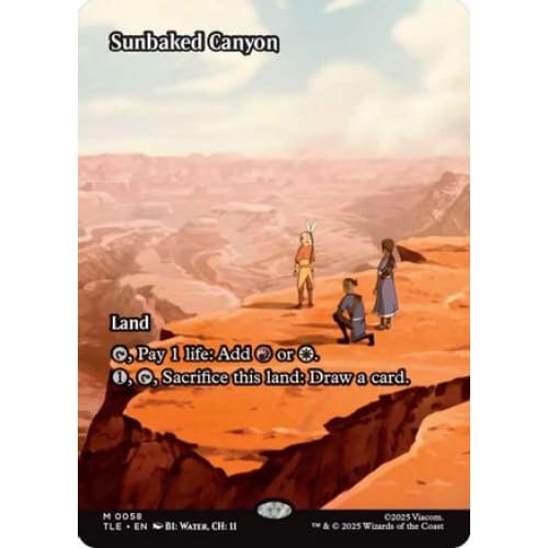 Sunbaked Canyon (Borderless) (TLE-058) Foil - Single