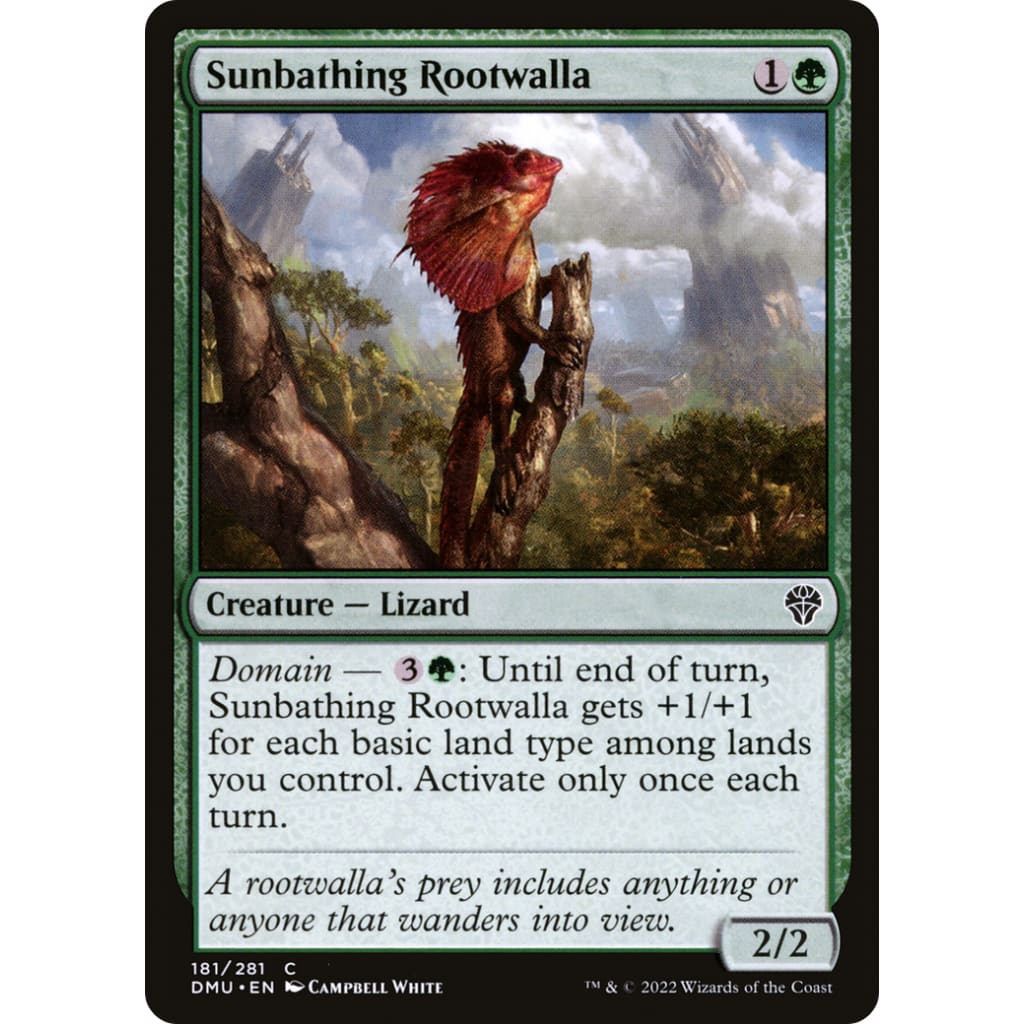 Sunbathing Rootwalla (DMU-181) Foil - Single