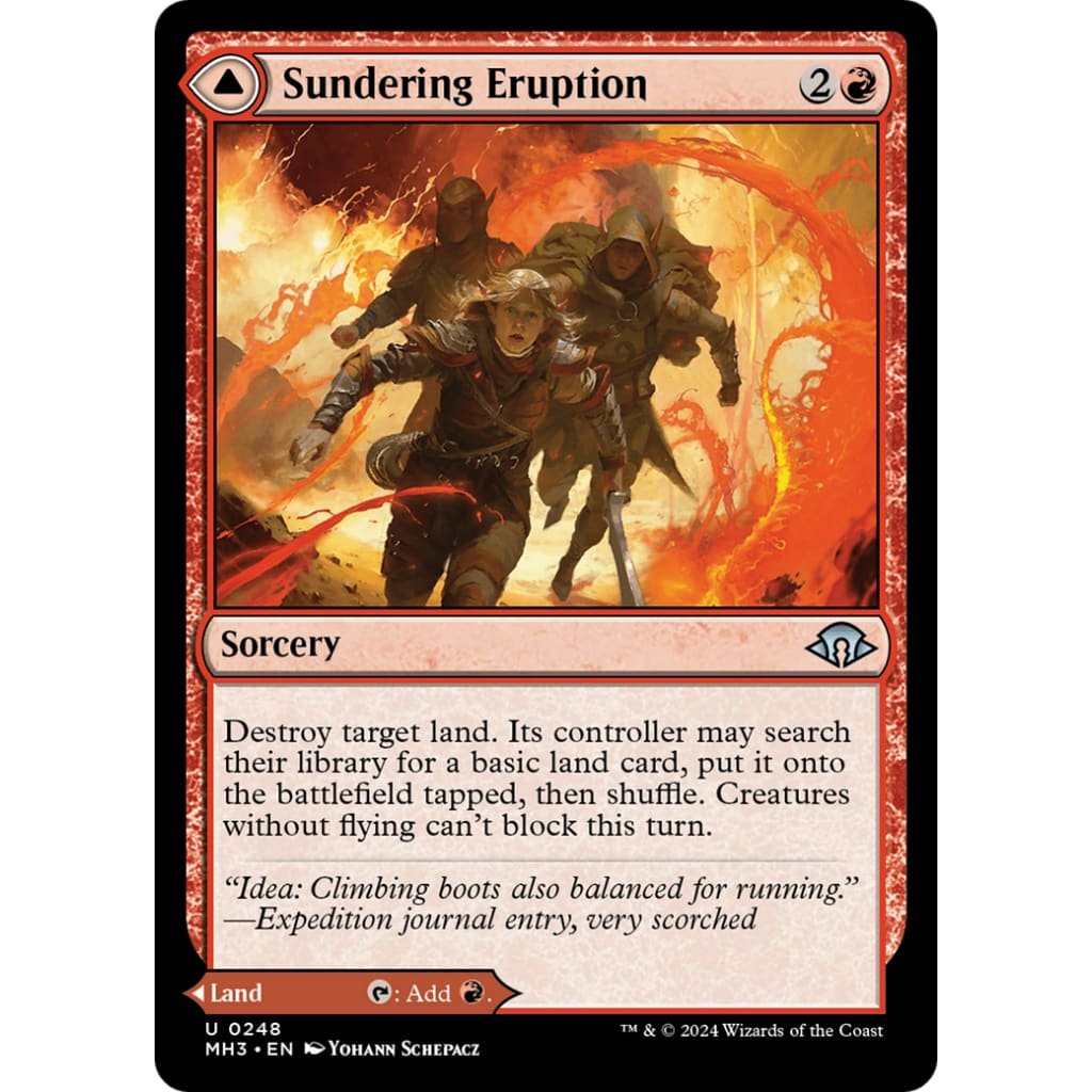 Sundering Eruption // Volcanic Fissure (MH3-248) - Single