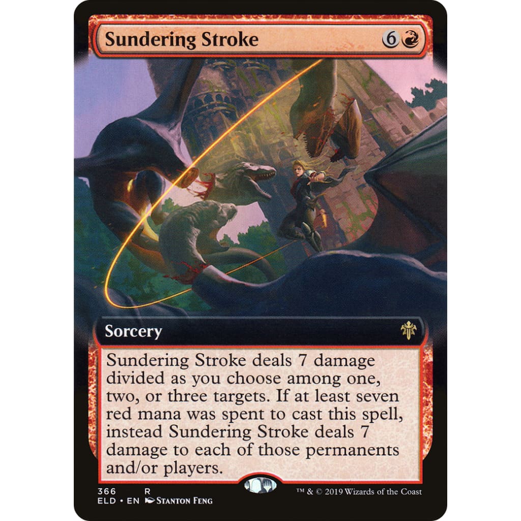 Sundering Stroke (ELD-366): (Extended Art) Foil - Single