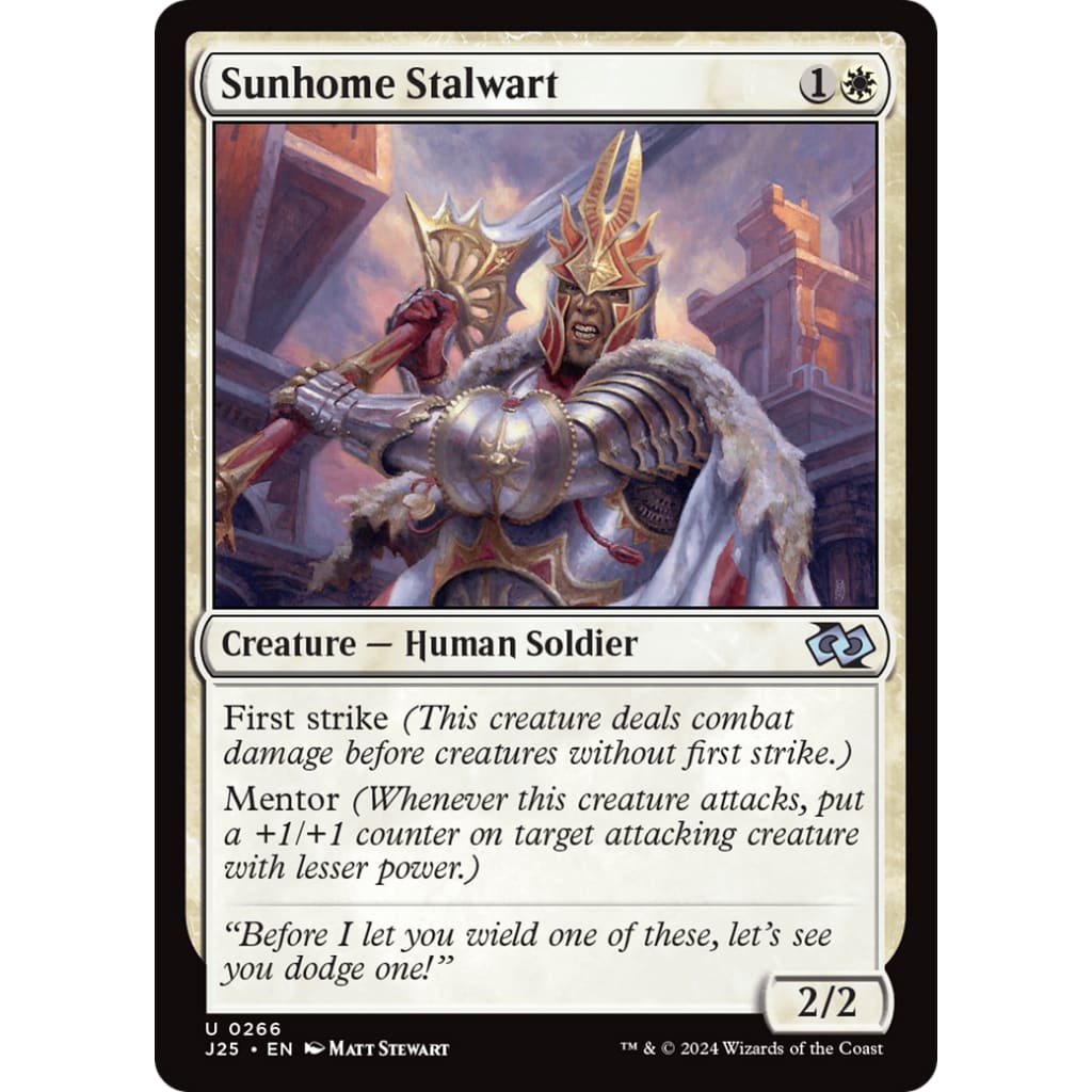 Sunhome Stalwart (J25-266) - Single