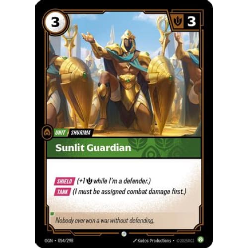 Sunlit Guardian (054/298) - Origins - Single