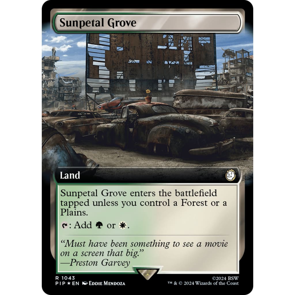 Sunpetal Grove (PIP-1043): (Extended Art) Foil - Single