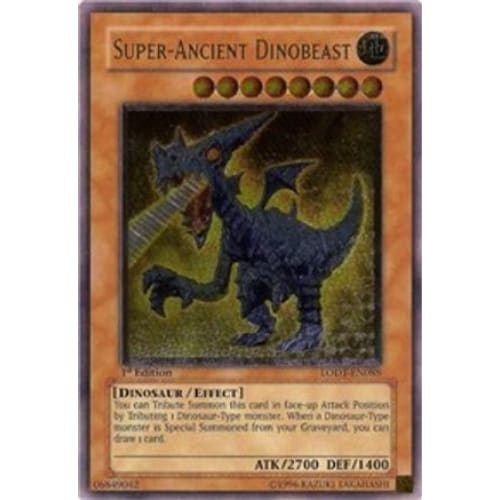 Super-Ancient Dinobeast (UTR) (LODT-EN088) Ultimate Rare