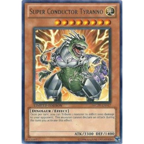 Super Conductor Tyranno (WCPP-EN017) Rare Limited - Single