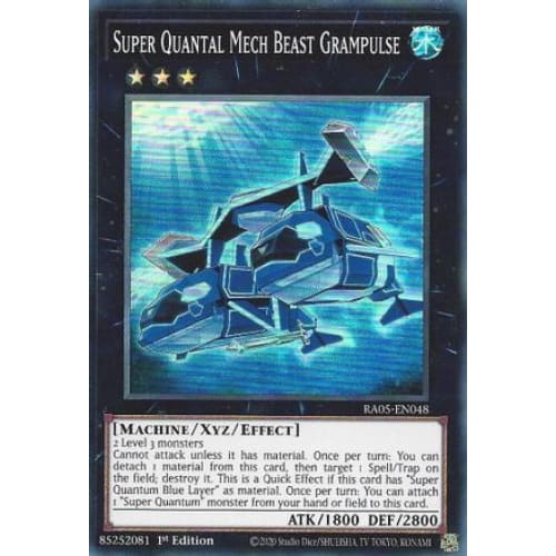 Super Quantal Mech Beast Grampulse - RA05-EN048 Rare 1st