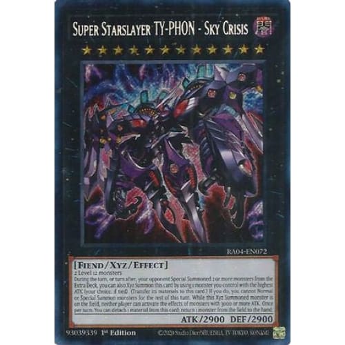 Super Starslayer TY-PHON - Sky Crisis (Secret Rare)