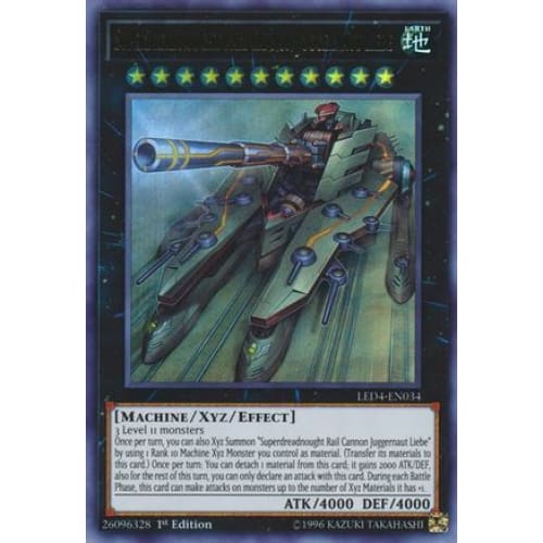 Superdreadnought Rail Cannon Juggernaut Liebe (LED4-EN034)