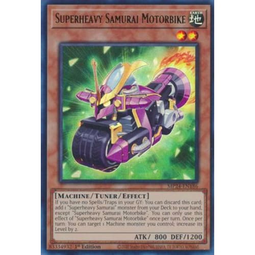 Superheavy Samurai Motorbike - MP24-EN186 Ultra Rare 1st