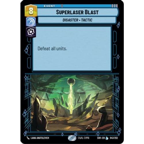 Superlaser Blast (043/252) - Spark of Rebellion Foil