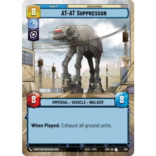 AT-AT Suppressor (Hyperspace) (305) - Spark of Rebellion