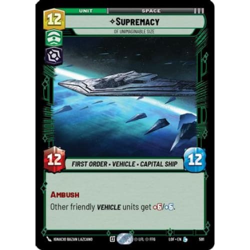 Supremacy - Of Unimaginable Size (Foil) (591) Foil - Single