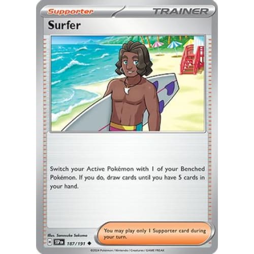 Surfer (187) Uncommon Reverse Holofoil - Single