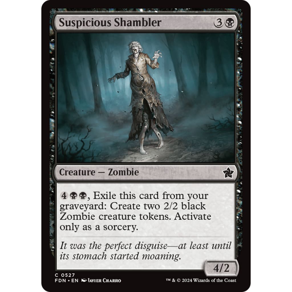 Suspicious Shambler (FDN-527) - Single