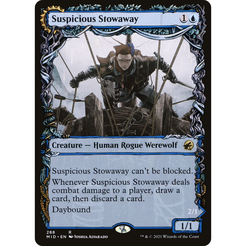 Suspicious Stowaway // Seafaring Werewolf (MID-288):