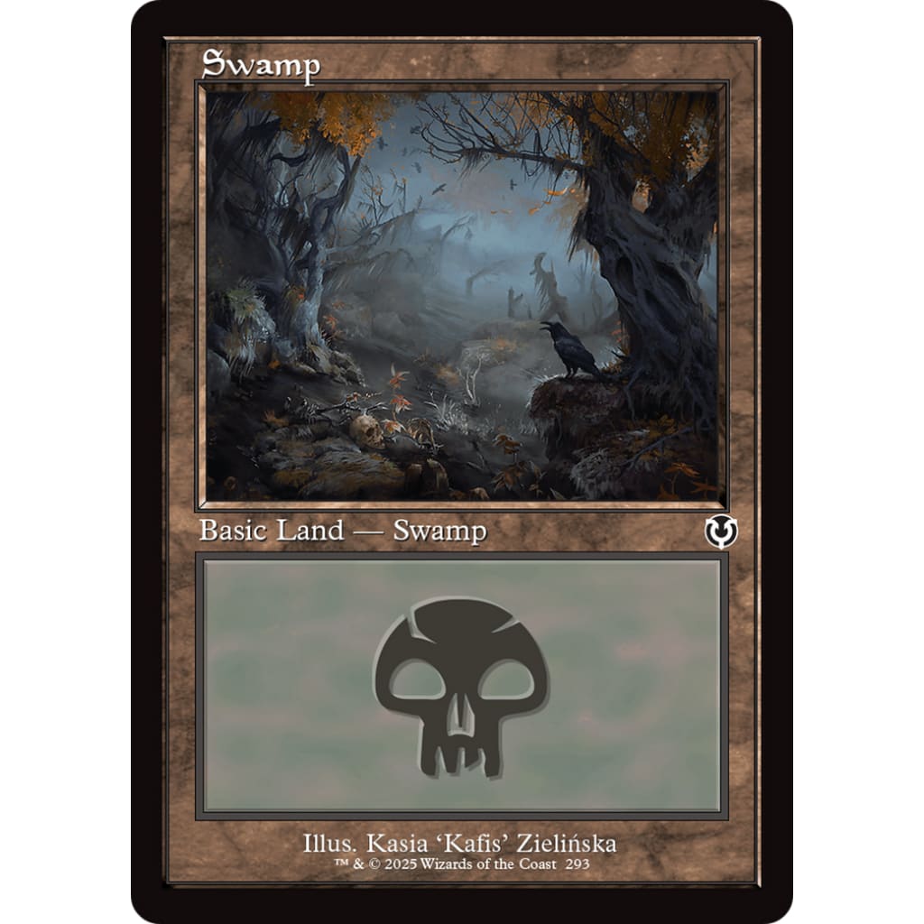 Swamp (293) (Retro Frame) (INR-293) - Single