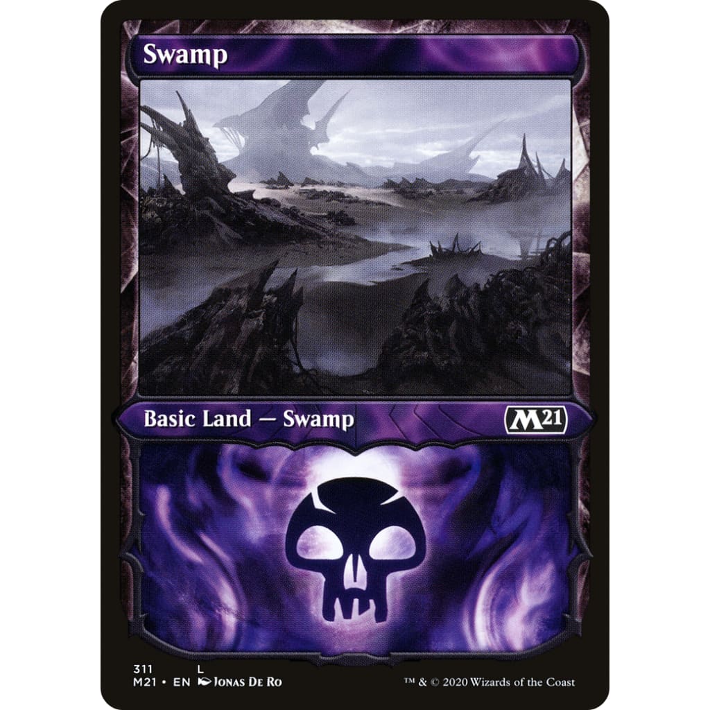 Swamp (M21-311): (Showcase) Foil - Single