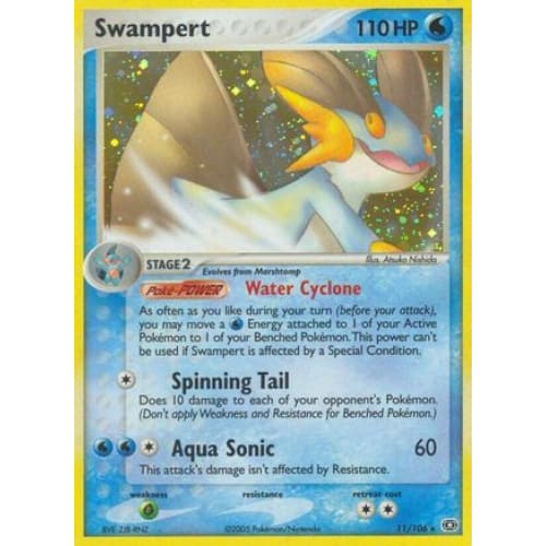 Swampert (011/106) Holo Rare Holofoil - Single