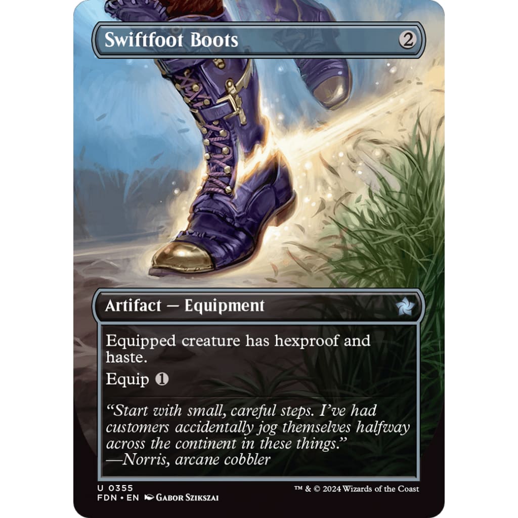 Swiftfoot Boots (FDN-355) (Borderless) Foil - Single