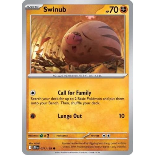 Swinub - 077/159 (77) Common - Single