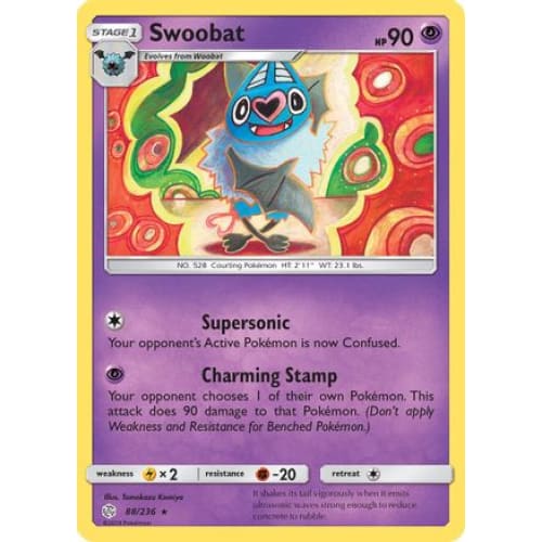 Swoobat (088/236) Rare Classic - Single