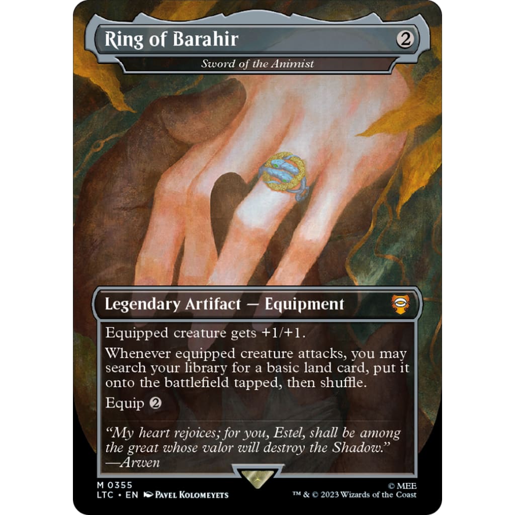 Sword of the Animist / Ring Barahir (LTC-355) (Borderless)
