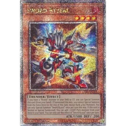 Sword Ryzeal (Quarter Century Secret Rare) - CRBR-EN001
