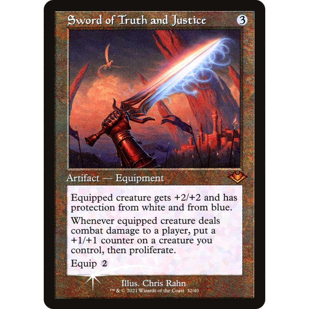 Sword of Truth and Justice (H1R-032) Foil - Single