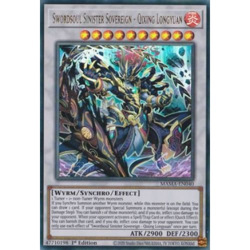 Swordsoul Sinister Sovereign - Qixing Longyuan (MAMA-EN040)