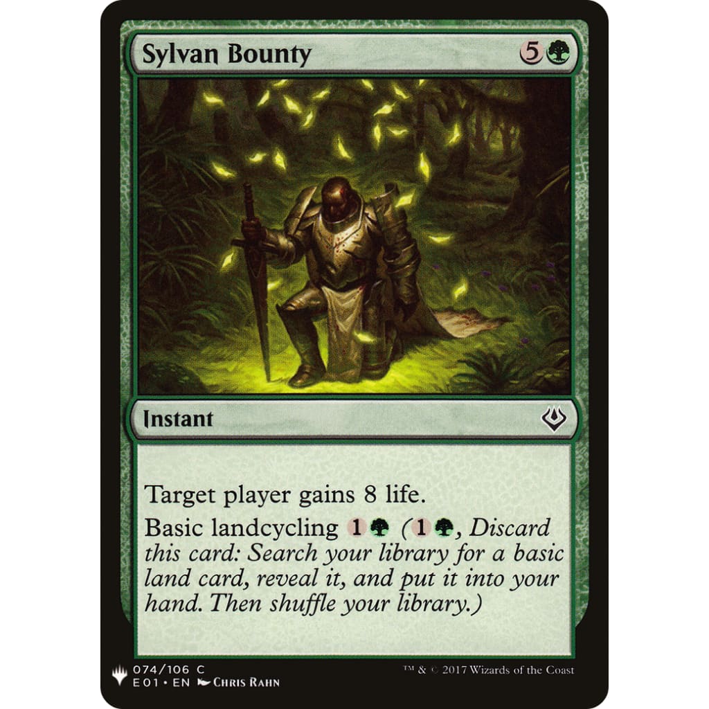 Sylvan Bounty (PLST-E01-74) - Single
