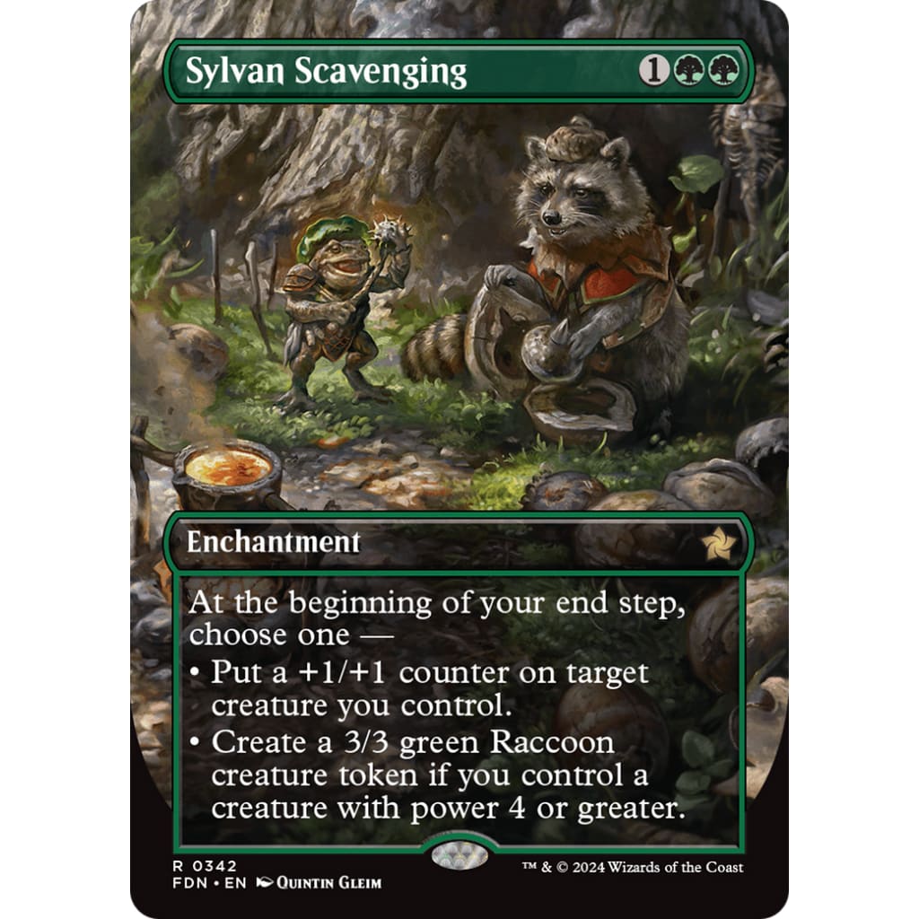 Sylvan Scavenging (FDN-342) (Borderless) - Single