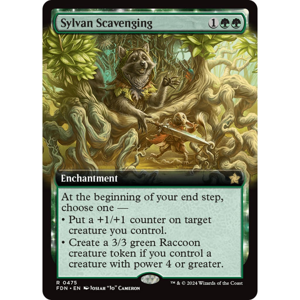Sylvan Scavenging (FDN-475): (Extended Art) Foil - Single
