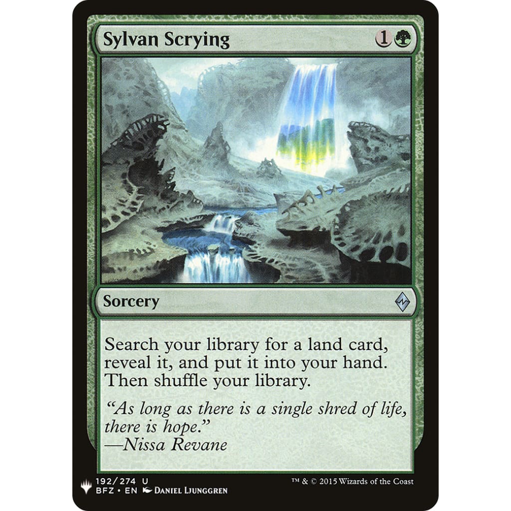 Sylvan Scrying (PLST-BFZ-192) - Single
