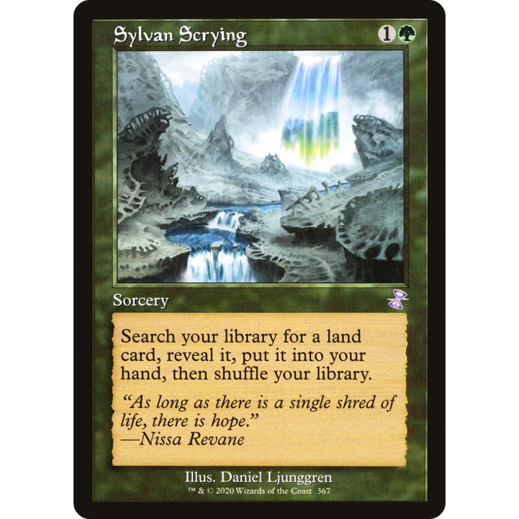Sylvan Scrying (TSR-367) Foil - Single