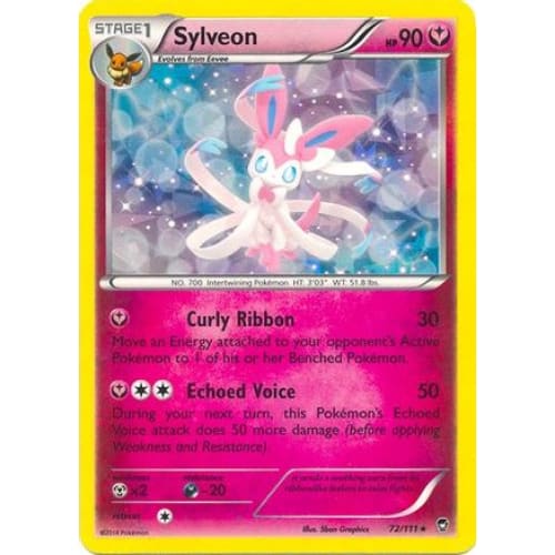 Sylveon - 72/111 (XY Furious Fists) (Cracked Ice) Rare