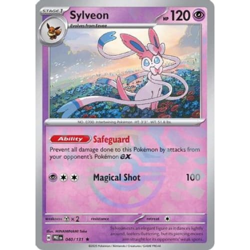 Sylveon (Master Ball Pattern) (40) Rare Classic Holofoil