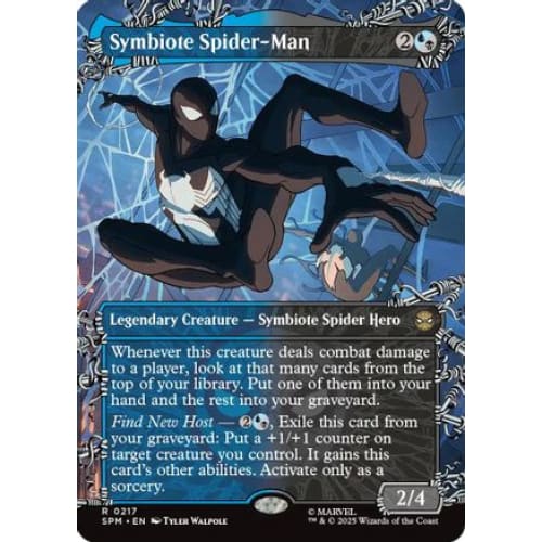 Symbiote Spider-Man (Borderless) (SPM-217) - Single