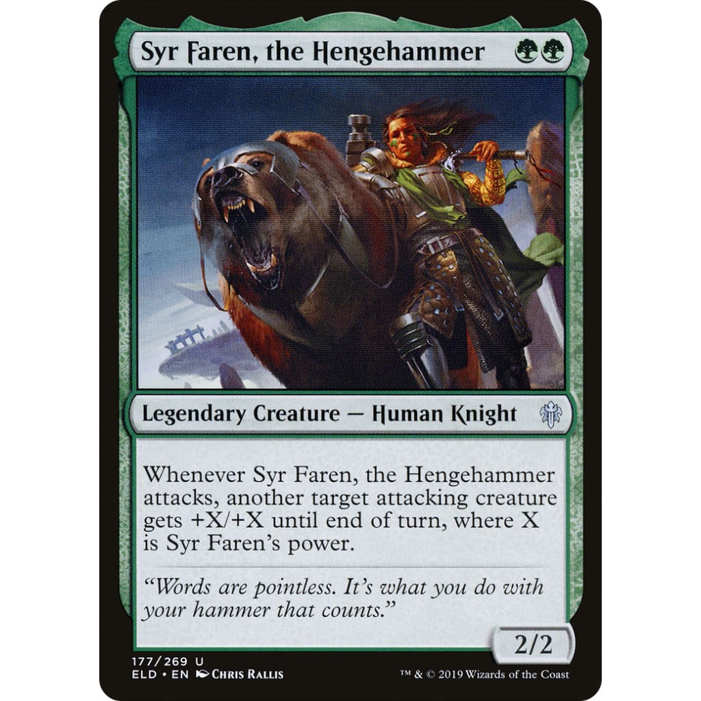 Syr Faren the Hengehammer (ELD-177) Foil - Single