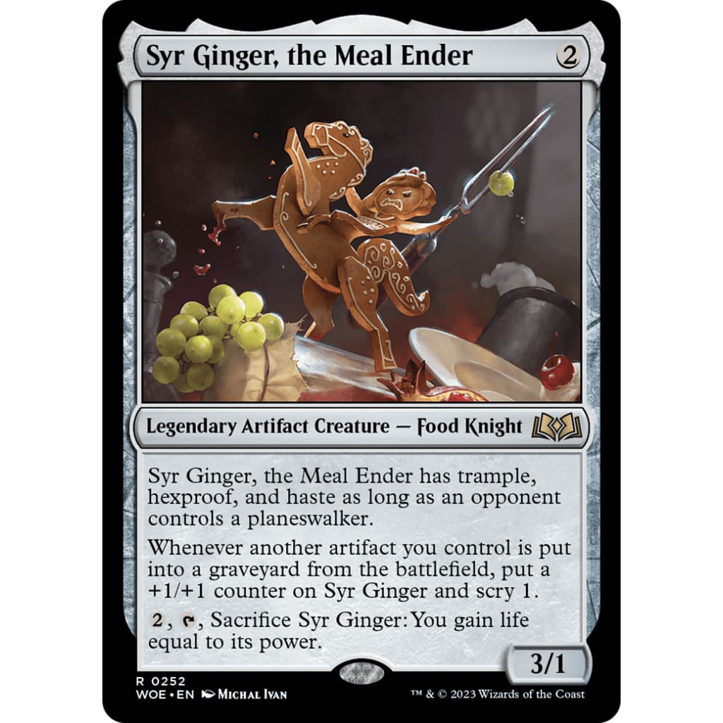 Syr Ginger the Meal Ender (WOE-252) - Single