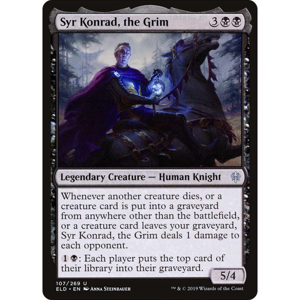 Syr Konrad the Grim (ELD-107) Foil - Single