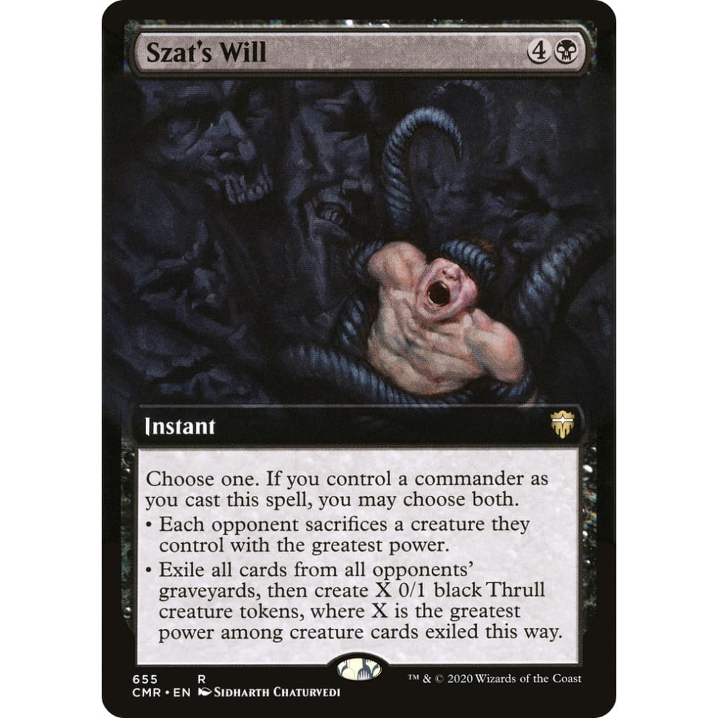 Szat’s Will (CMR-655): (Extended Art) - Single