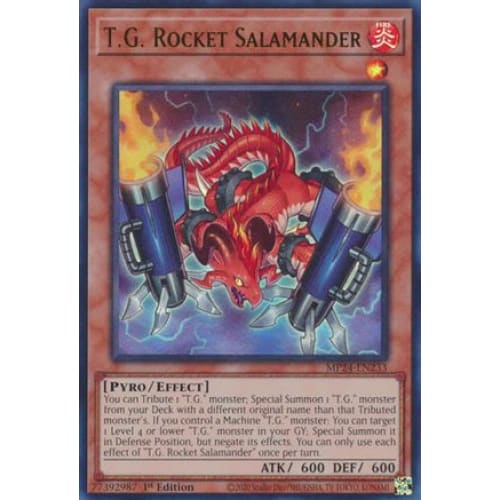 T.G. Rocket Salamander - MP24-EN233 Ultra Rare 1st Edition