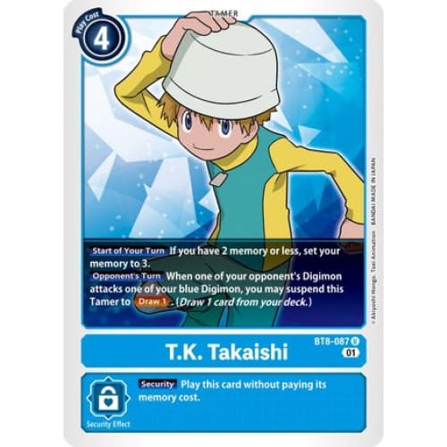 T.K. Takaishi - BT8-087 - Uncommon - Single