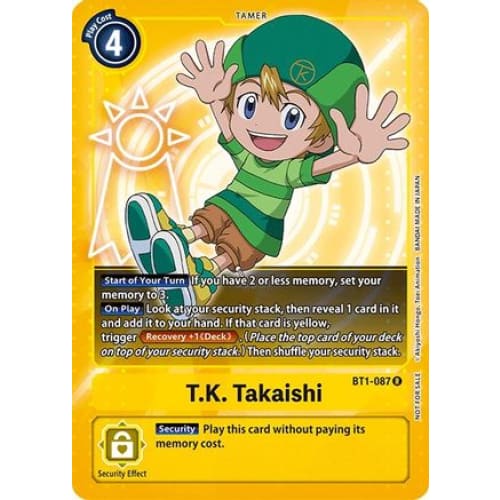 T.K. Takaishi (Official Tournament Pack Vol.3) (BT1-087 R)