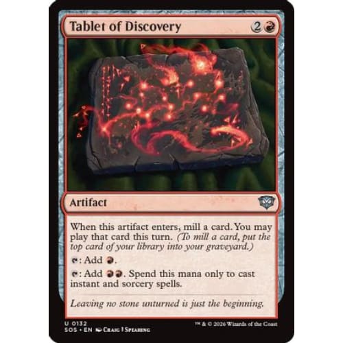 Tablet of Discovery (SOS-132) - Single