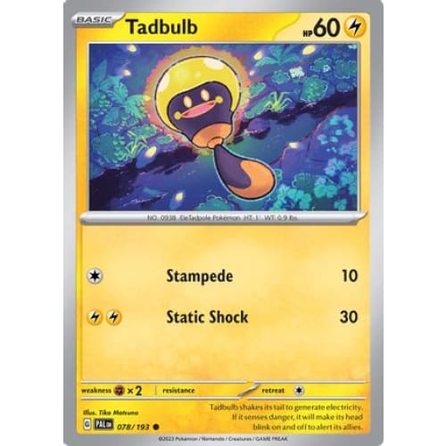 Tadbulb - 078/193 (78) Common - Single